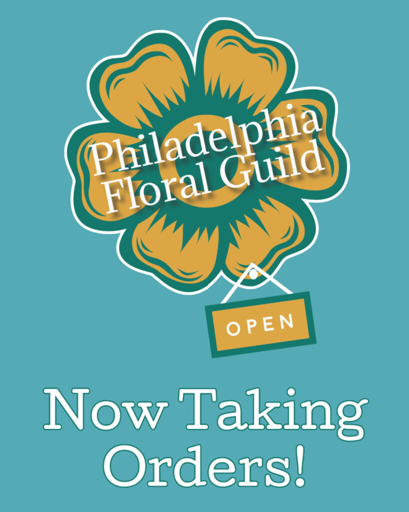 Philadelphia Floral Guild selling locally-grown flowers from Philadelphia flower farms